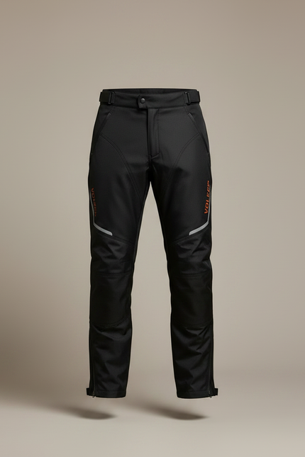 Pantalon De Pluie Noir Réfléchissant Imperméable Moto Homme - Polyester - vue 3