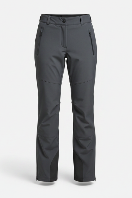 Pantalon De Pluie Gris Imperméable Ceinture Femme - Polyester - vue 3