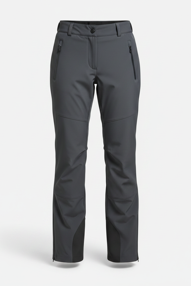 Pantalon De Pluie Gris Imperméable Ceinture Femme - Polyester - vue 3