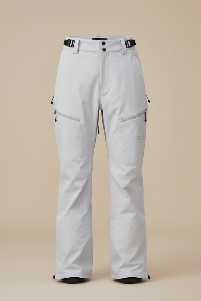 Pantalon De Pluie Gris Clair Ample Imperméable Ski - Polyester - vue 3