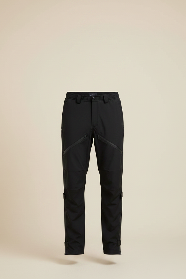 Pantalon De Pluie Noir Fonctionnel Imperméable Homme Slim Outdoor - Polyester - vue 3