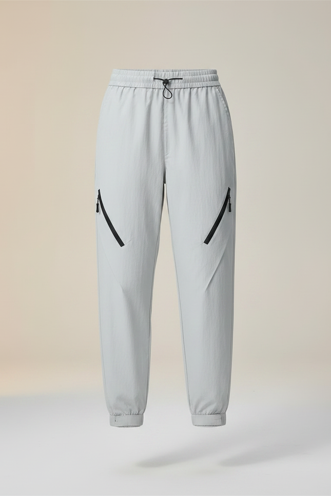 Pantalon De Pluie Gris Clair Cargo Sportif Femme - Polyester - vue 3
