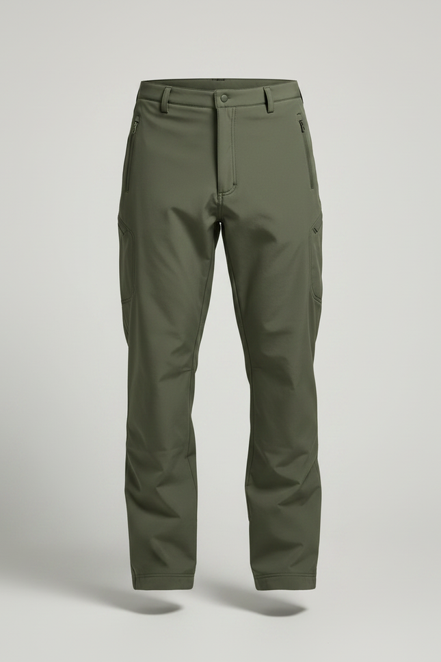 Pantalon De Pluie Vert Militaire Cargo Imperméable Homme Hiver - Kaki Polyester - vue 3