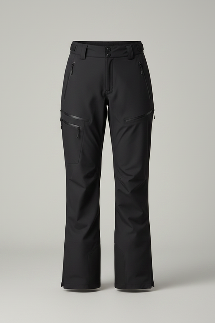 Pantalon De Pluie Noir Coupe Droite Imperméable Sport Femme - Polyester - vue 3