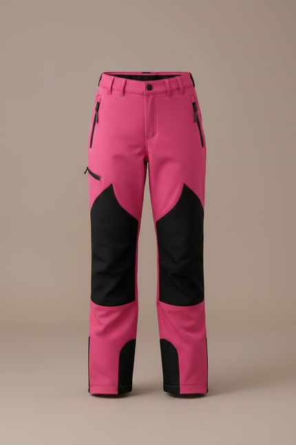 Pantalon De Pluie Rose Imperméable Enfant Ski Doublé - Polyester - vue 3