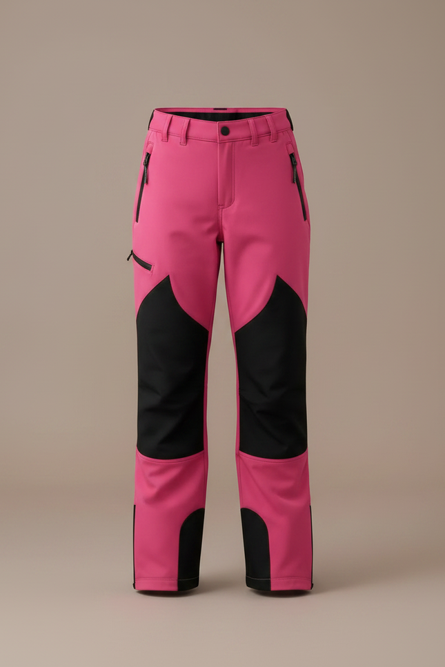Pantalon De Pluie Rose Imperméable Enfant Ski Doublé - Polyester - vue 3
