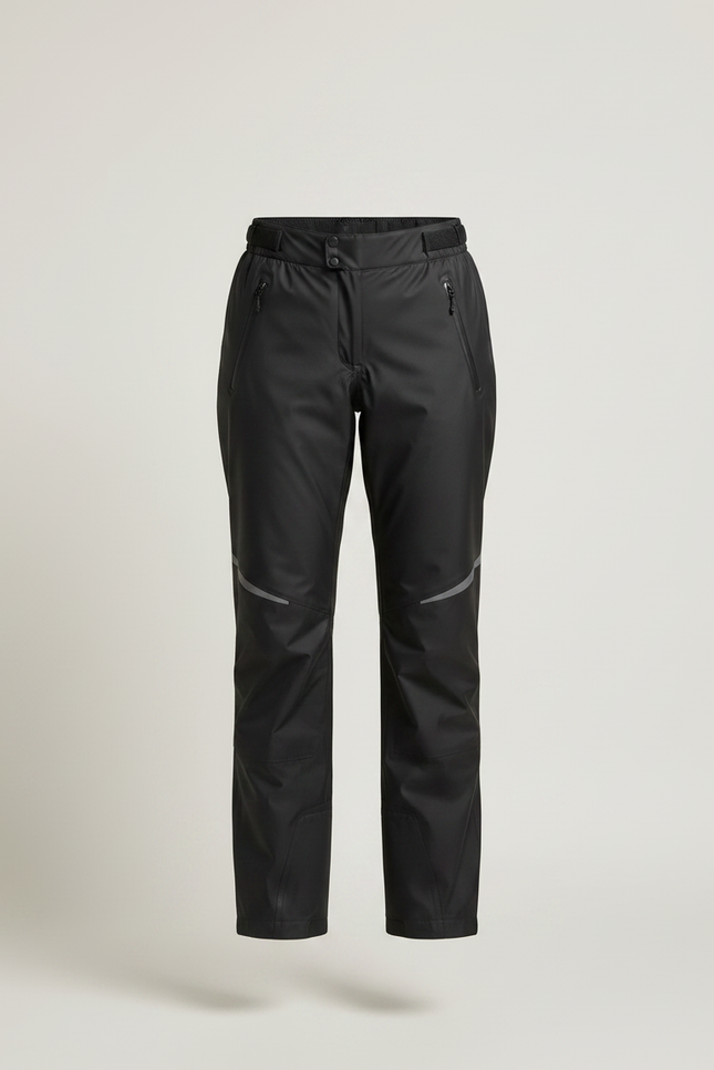 Pantalon Pluie Moto Femme - Noir Polyester - vue 3