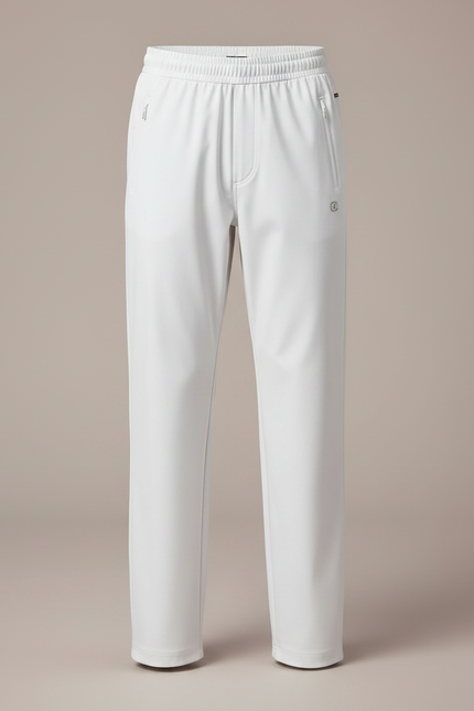 Pantalon De Pluie Blanc Imperméable Enfant Droit Élastique - Polyester - vue 3