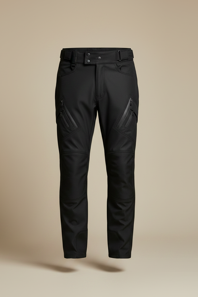 Pantalon De Pluie Noir Cargo Imperméable Renforcé Homme - Polyester - vue 3