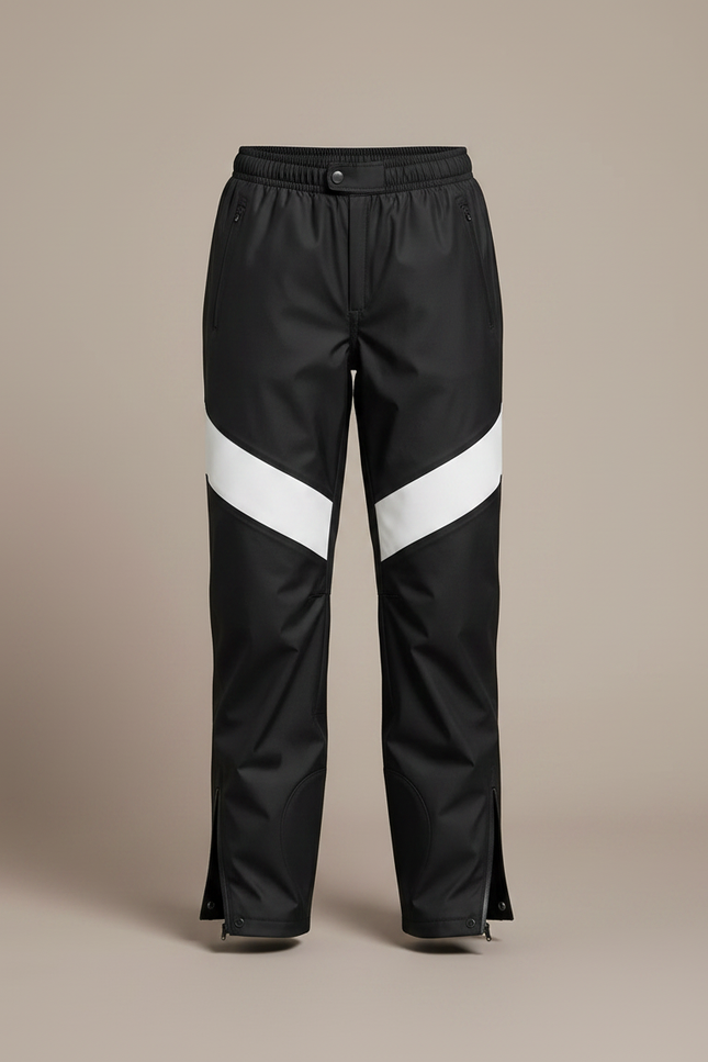 Pantalon De Pluie Noir Blanc Imperméable Enfant Sport - Polyester - vue 3