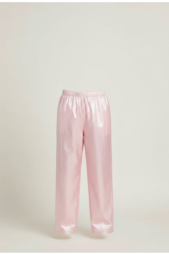Pantalon De Pluie Rose Brillant Ample Imperméable Fille - Polyester - vue 3