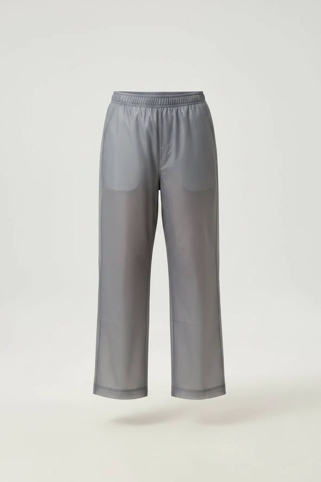 Pantalon De Pluie Gris Imperméable Ample Enfant EVA - Polyester - vue 3