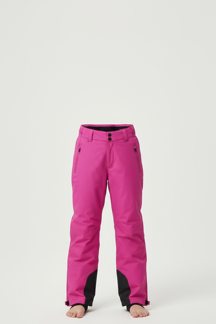 Pantalon De Pluie Rose Vif Imperméable Bretelles Réglables Enfant - Polyester - vue 3