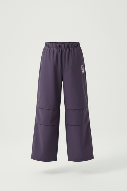 Pantalon De Pluie Violet Ample Imperméable Enfant - Polyester - vue 3