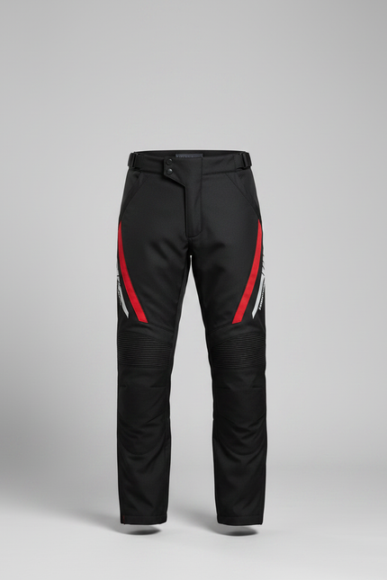 Pantalon De Pluie Noir Réfléchissant Moto Homme - Polyester - vue 3
