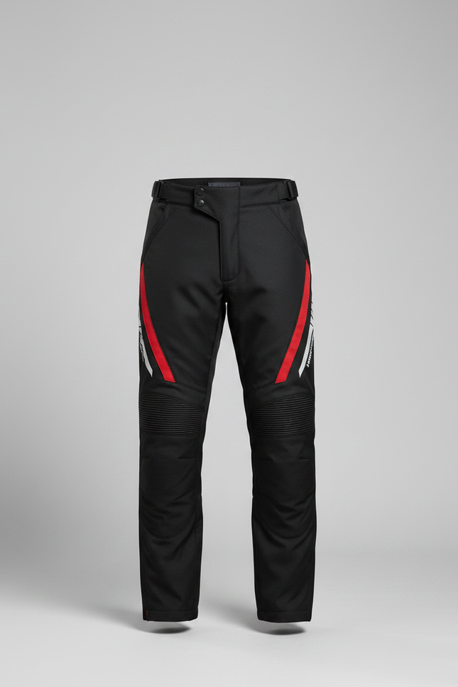 Pantalon De Pluie Noir Réfléchissant Moto Homme - Polyester - vue 3