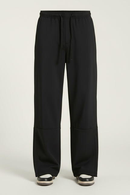 Pantalon De Pluie Noir Ample Décontracté Homme - Polyester - vue 3