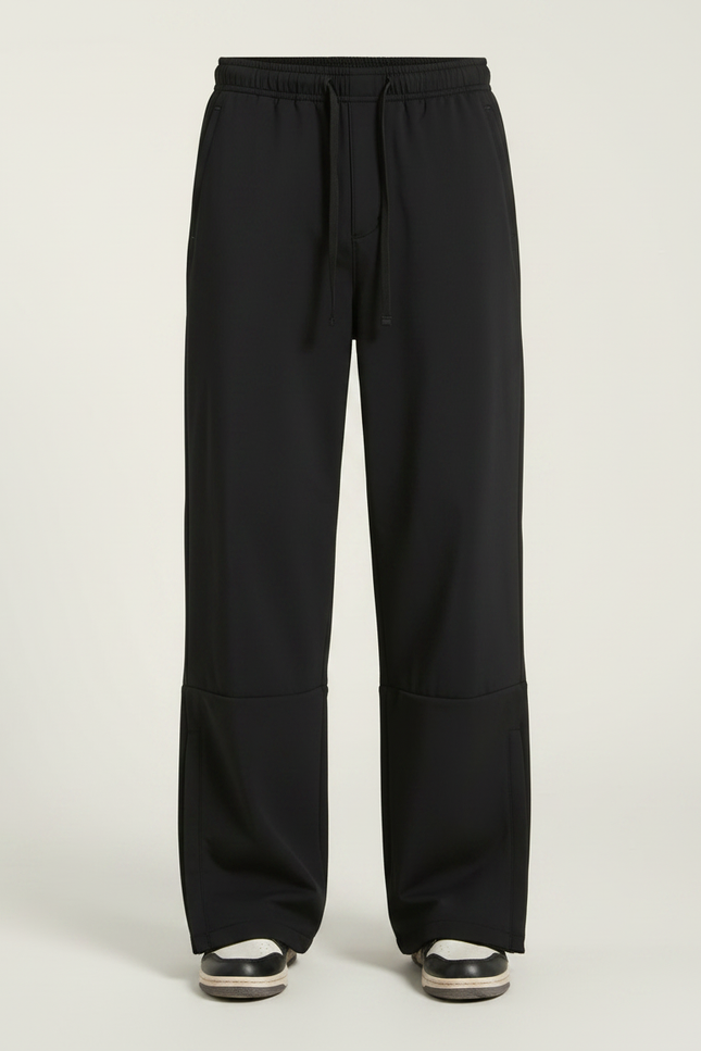 Pantalon De Pluie Noir Ample Décontracté Homme - Polyester - vue 3