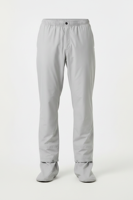 Pantalon De Pluie Gris Imperméable Homme Léger Sportif - Polyester - vue 3