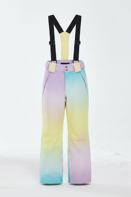 Pantalon De Pluie Dégradé Enfant Imperméable Ski Hiver - Multicolore Polyester - vue 3
