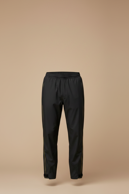 Pantalon De Pluie Noir Imperméable Homme Sport Double-couche - Polyester - vue 3