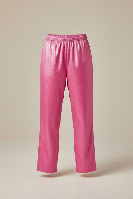 Pantalon De Pluie Rose Brillant Ample Imperméable Femme - Polyester - vue 3
