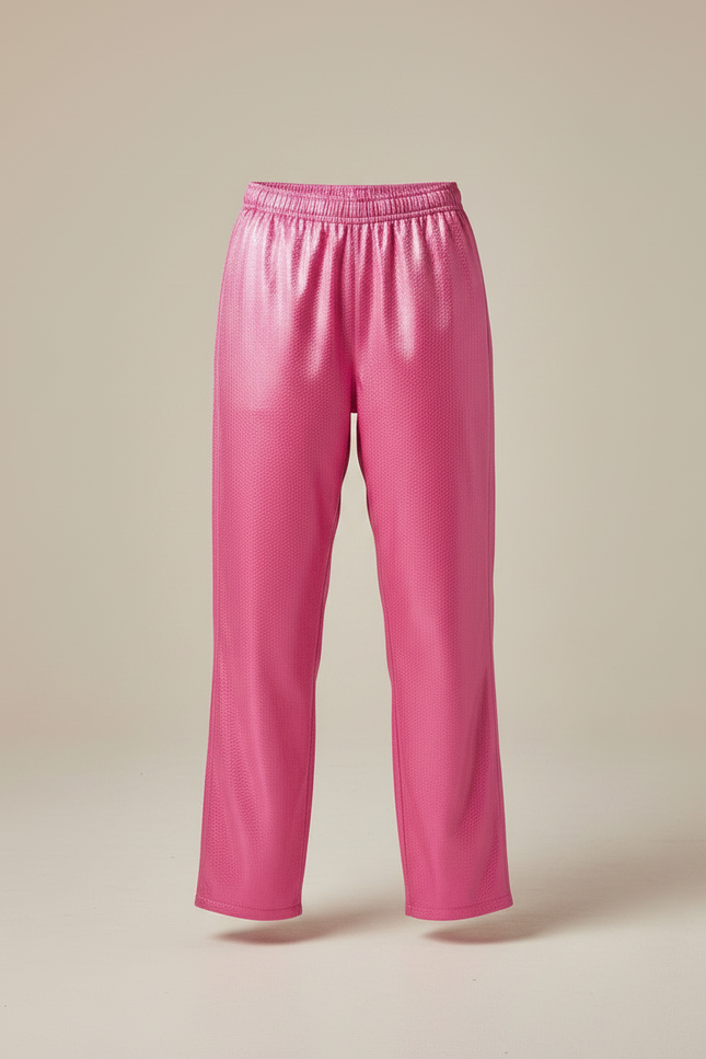 Pantalon De Pluie Rose Brillant Ample Imperméable Femme - Polyester - vue 3