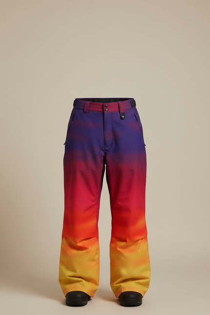 Pantalon De Pluie Dégradé Ample Imperméable Femme Ski - Multicolore Polyester - vue 3