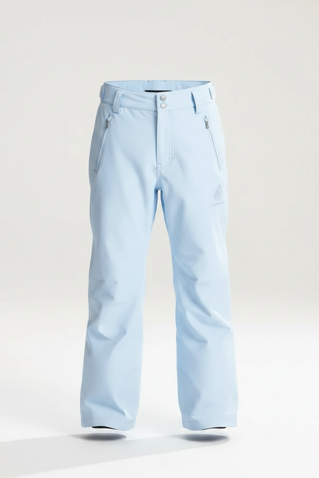 Pantalon De Pluie Bleu Clair Imperméable Enfant Ski - Polyester - vue 3