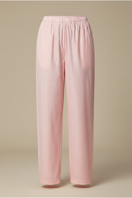 Pantalon De Pluie Rose Fluide Décontracté Léger Unisexe - Lin - vue 3