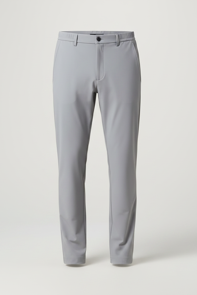 Pantalon De Pluie Gris Homme Droit Décontracté Léger - Polyester - vue 3