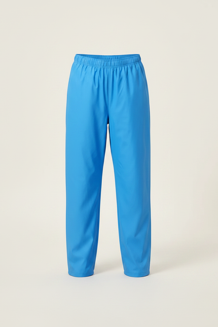 Pantalon De Pluie Bleu Imperméple Enfant Ample Caoutchouc - Polyester - vue 3