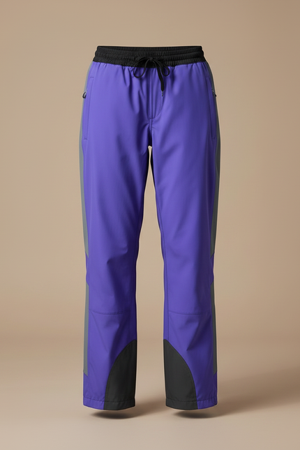 Pantalon De Pluie Violet Imperméable Ample Bicolore - Polyester - vue 3