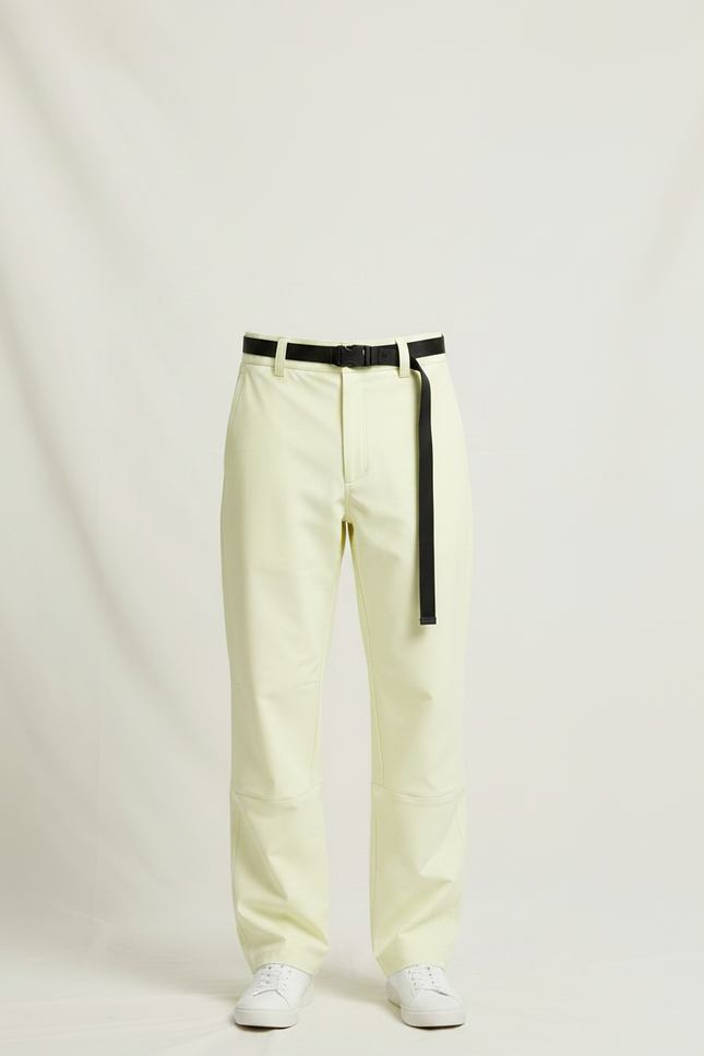 Pantalon De Pluie Jaune Clair Ample Décontracté Homme - Polyester - vue 3