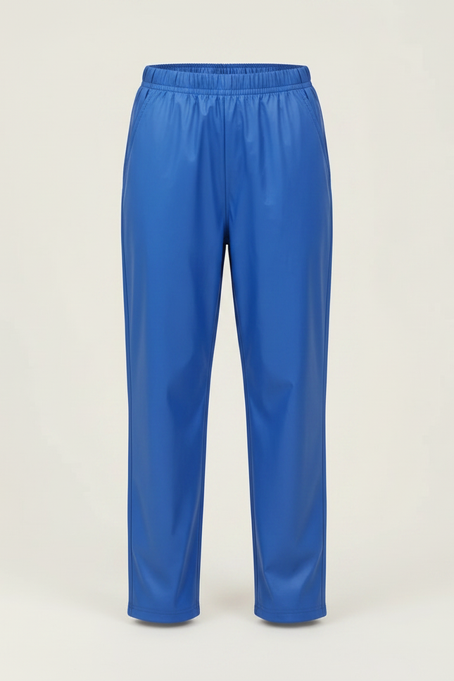 Pantalon De Pluie Bleu Brillant Ample Imperméable Enfant - Polyester - vue 3