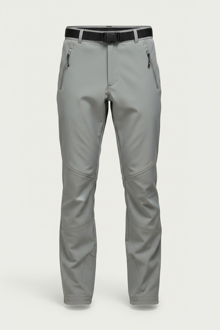 Pantalon De Pluie Pour Randonnée - Gris Polyester - vue 3