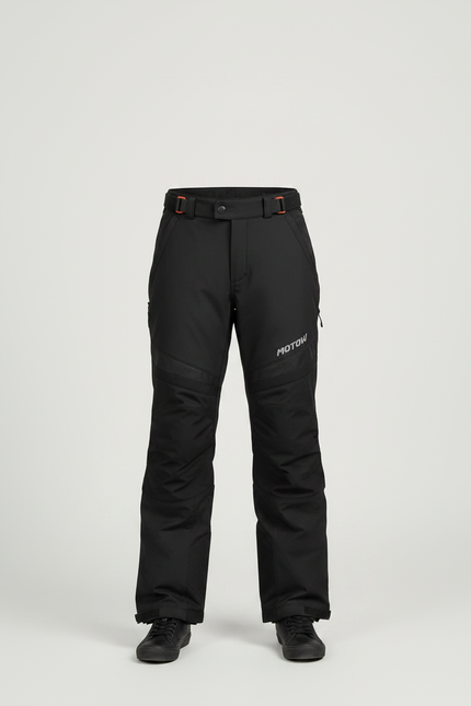 Pantalon De Pluie Noir Imperméable Enfant Droit Réfléchissant - Polyester - vue 3