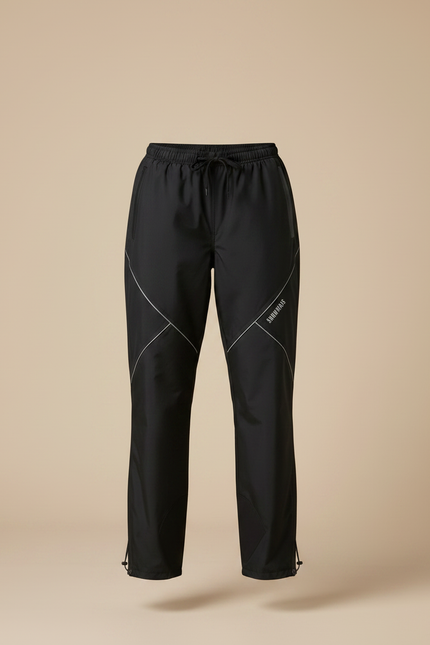 Pantalon De Pluie Noir Ample Léger Imperméable Femme - Polyester - vue 3