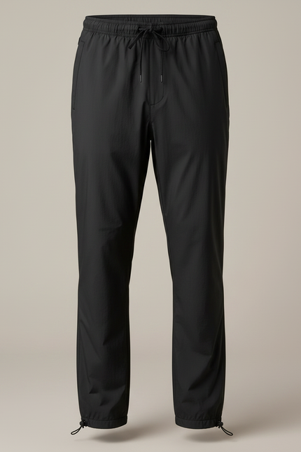Pantalon Pluie Homme - Noir Polyester - vue 3