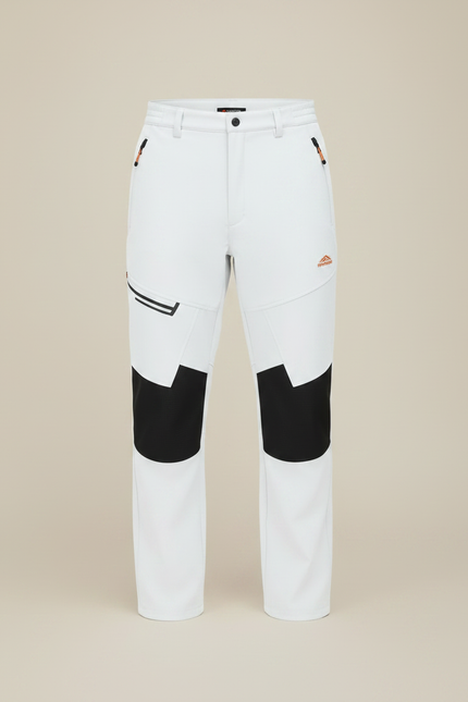 Pantalon De Pluie Blanc Softshell Imperméable Randonnée Homme - Polyester - vue 3