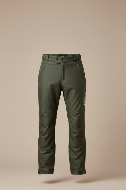 Pantalon De Pluie Vert Militaire Droit Imperméable Homme - Kaki Polyester - vue 3
