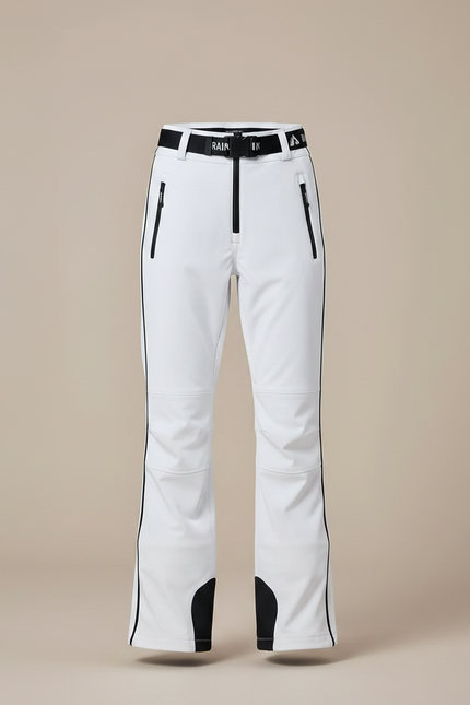 Pantalon De Pluie Blanc Imperméable Slim Ski Femme - Polyester - vue 3