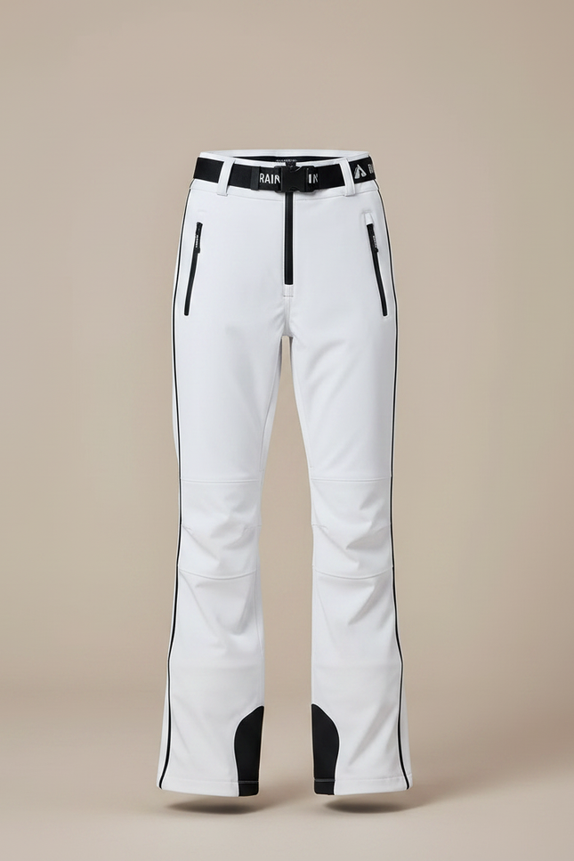 Pantalon De Pluie Blanc Imperméable Slim Ski Femme - Polyester - vue 3