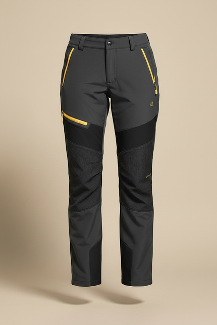 Pantalon De Pluie Gris Foncé Softshell Femme Imperméable - Polyester - vue 3