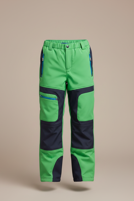 Pantalon De Pluie Vert Enfant Imperméable Hiver Ski - Polyester - vue 3