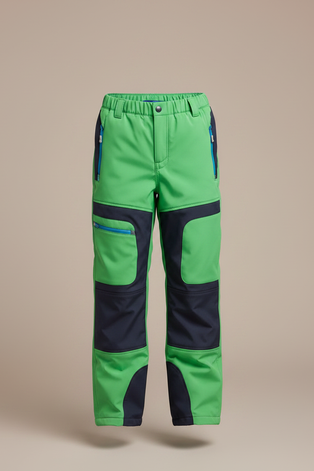 Pantalon De Pluie Vert Enfant Imperméable Hiver Ski - Polyester - vue 3