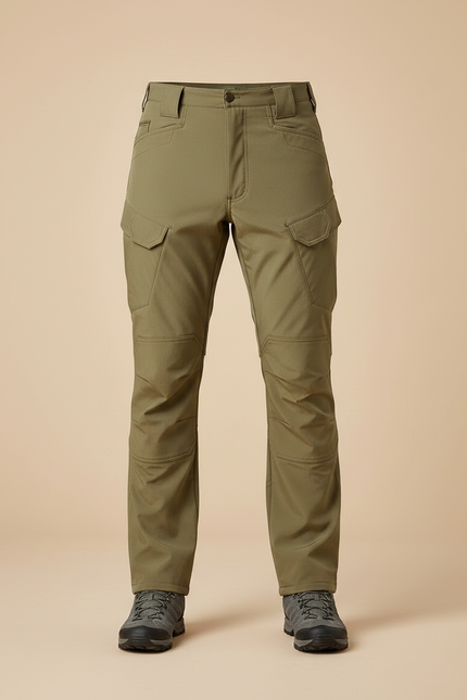 Pantalon De Pluie Kaki Cargo Imperméable Homme Tactique - Polyester - vue 3