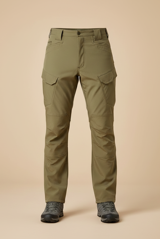 Pantalon De Pluie Kaki Cargo Imperméable Homme Tactique - Polyester - vue 3