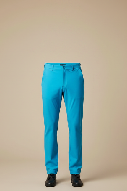 Pantalon De Pluie Bleu Ciel Homme Imperméable Slim Élégant - Polyester - vue 3