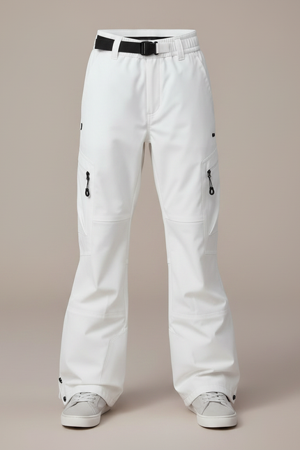 Pantalon De Pluie Blanc Enfant Ski Ceinturé - Polyester - vue 3
